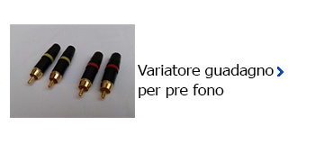 Accessori Variatore guadagno per pre fono